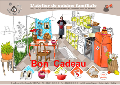  Idée cadeau de Noël 2011: cours de cuisine